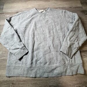 Classic Elements Sweatshirt Boys L 14-16 Grey Crewneck Fleece Pullover Athletic